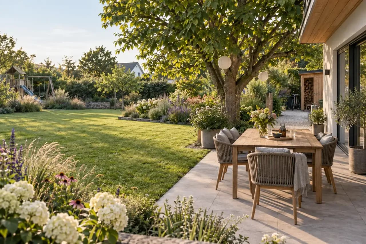 Stimmungsbild: Familiengarten gestalten