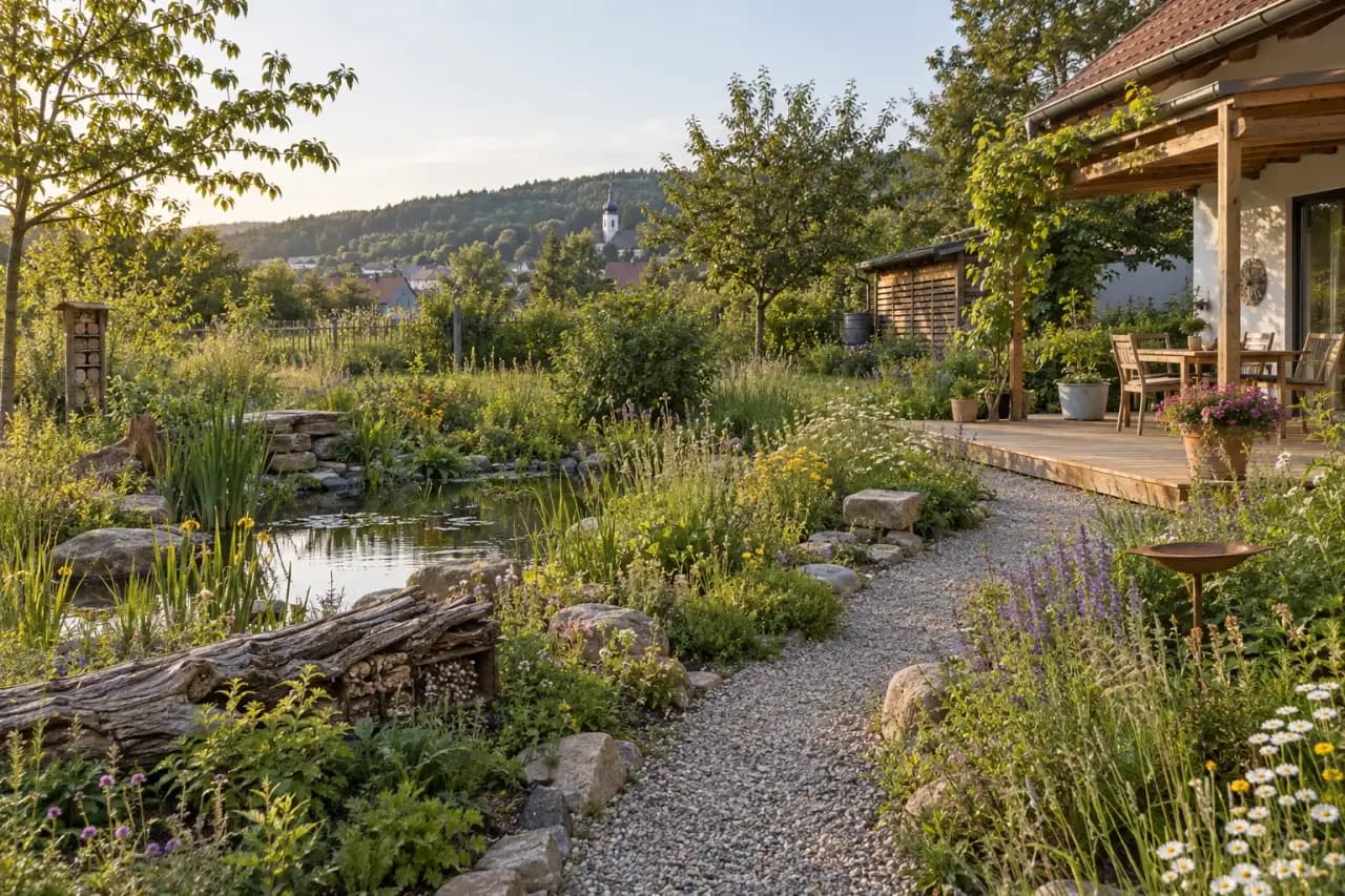 Stimmungsbild: Naturgarten gestalten