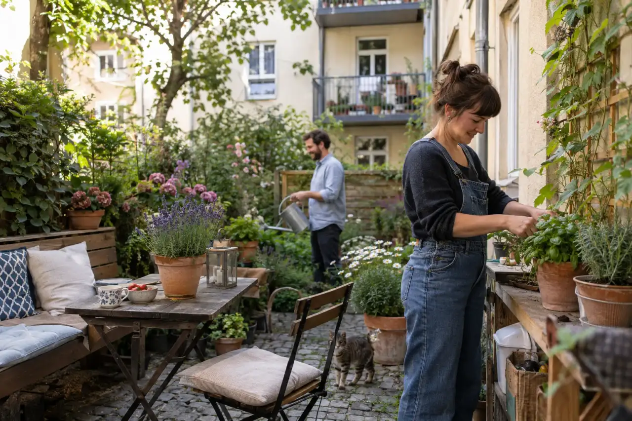 Auswahlfoto für einen gemütlichen Hofgarten