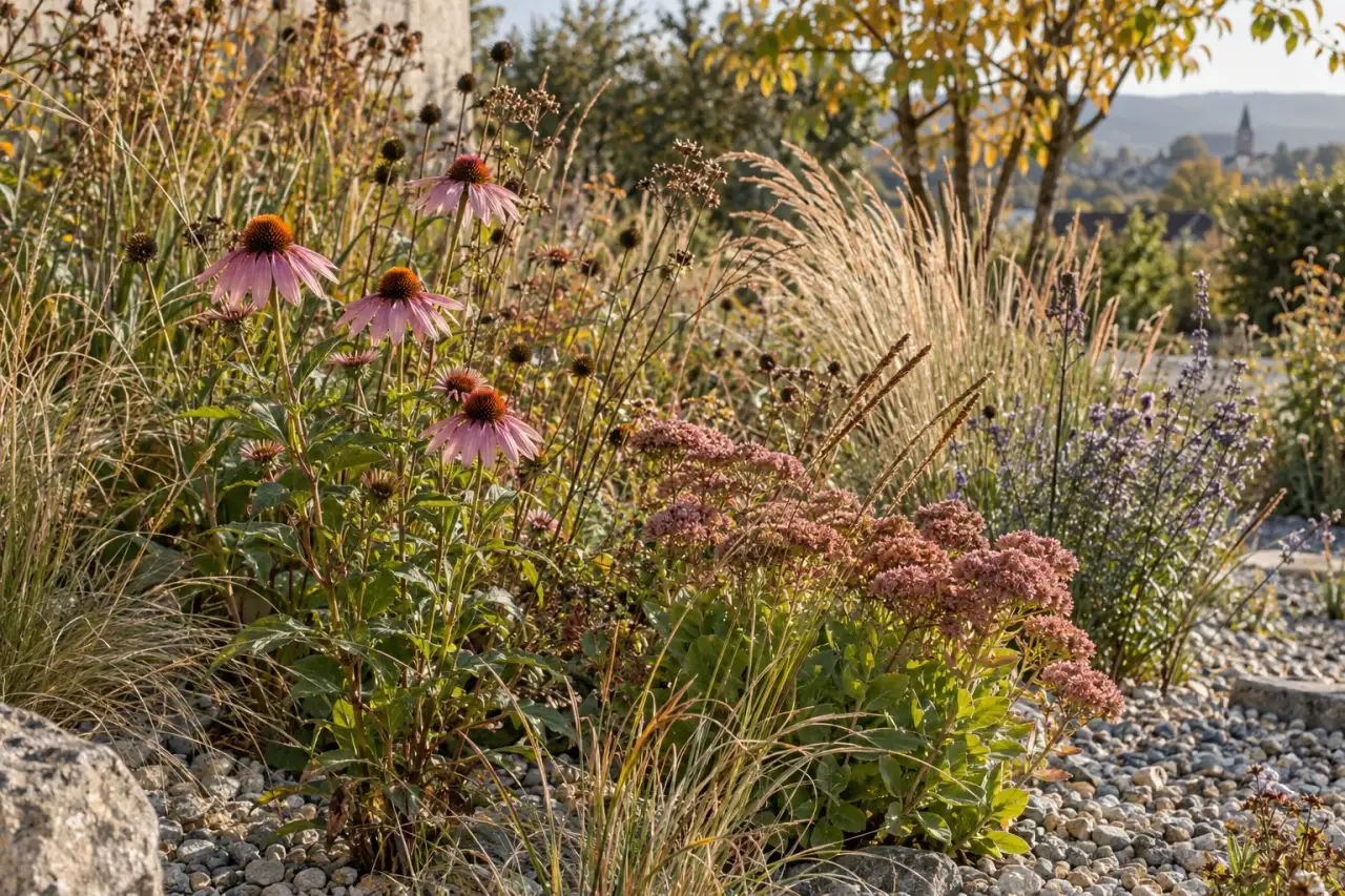 Blüten, Halme und Samenstände zeigen den jahreszeitlichen Wandel