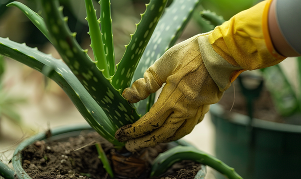 Aloe-Vera-Blätter schneiden – Schritt für Schritt