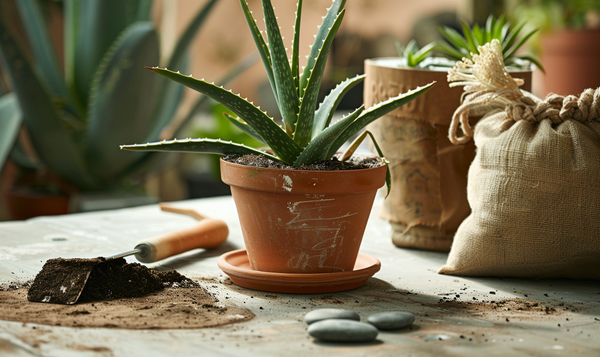 Aloe Vera richtig umtopfen