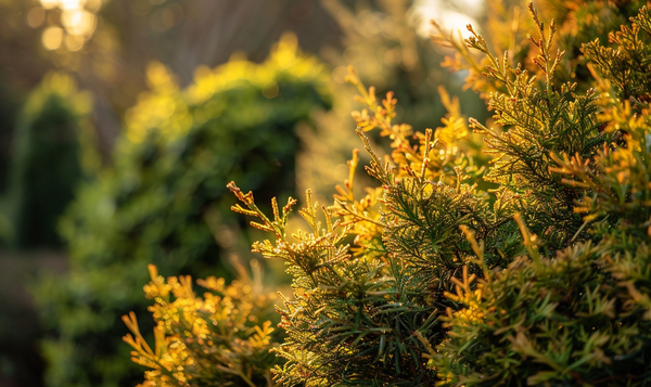 Anzeichen für eine vertrocknete Thuja-Hecke