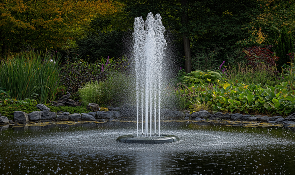 Arten von Teichspringbrunnen