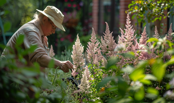 Astilbe im Topf: Vermehrung durch Teilung