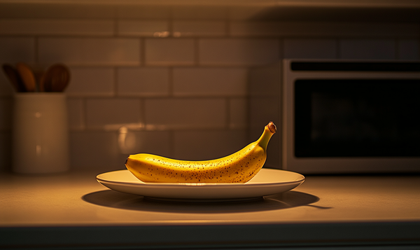 Bananen in der Mikrowelle reifen lassen