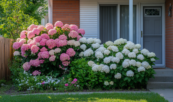 Bauern- und Schneeball-Hortensien (Hydrangea macrophylla und Hydrangea arborescens)