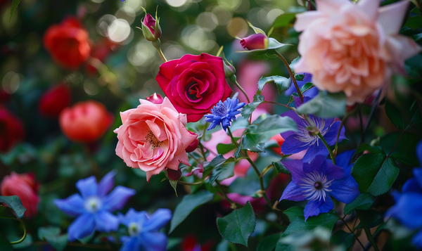 Beliebte Begleiter für Rosen