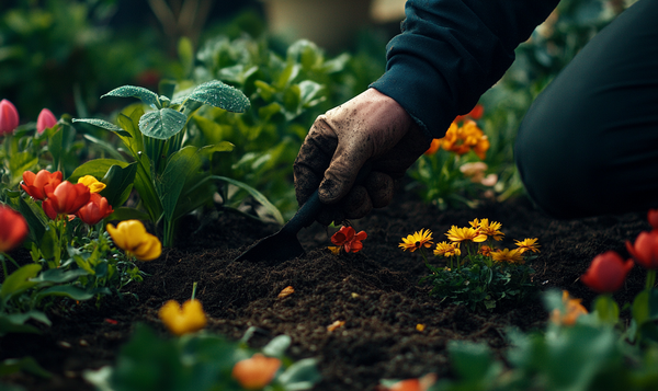 Blumenbeet pflegen