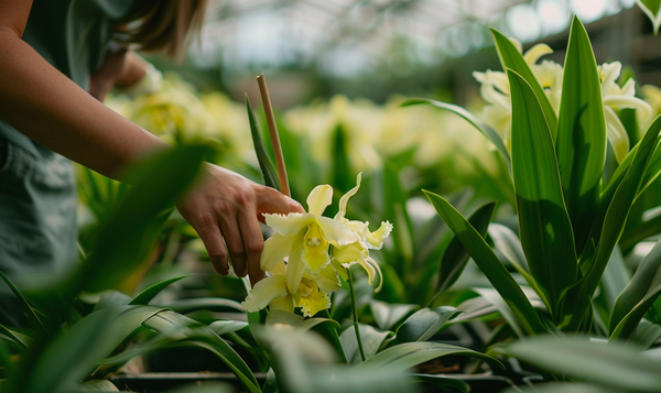 Blüte und Bestäubung: Sorgfalt und Handarbeit