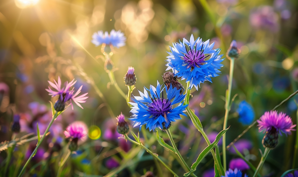 Botanische Einordnung: Flockenblume vs. Kornblume