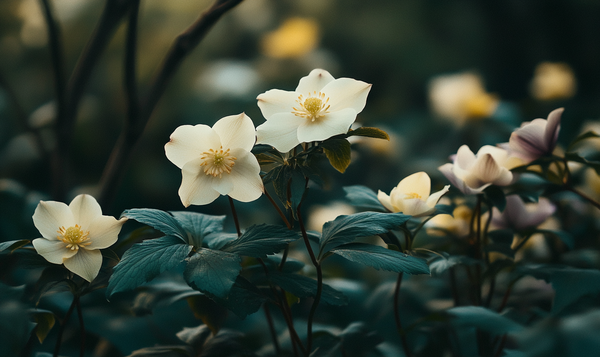 Botanische Einordnung: Helleborus niger vs. Helleborus orientalis