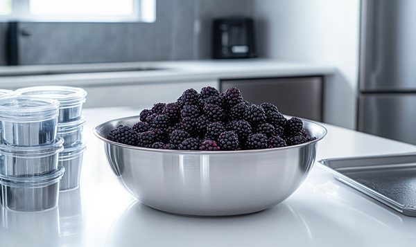 Brombeeren einfrieren: Schritt-für-Schritt-Anleitung