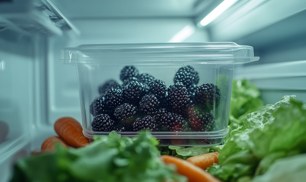 Brombeeren nach dem Waschen im Kühlschrank lagern