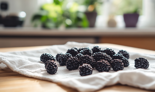 Brombeeren trocknen