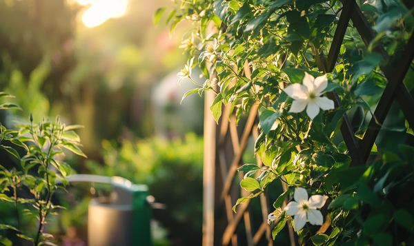 Clematis richtig pflegen – Gießen, Düngen und Schneiden