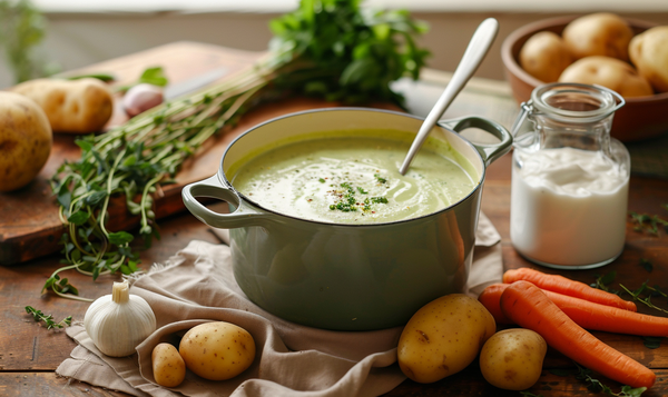 Cremige Brennnessel-Suppe