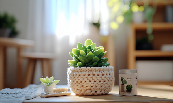 Den gehäkelten Blumentopf wasserdicht machen