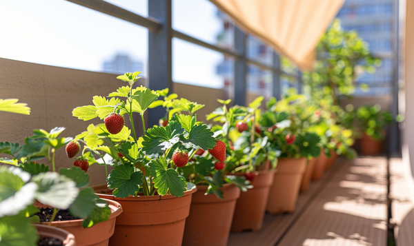 Der beste Standort für Erdbeeren im Topf