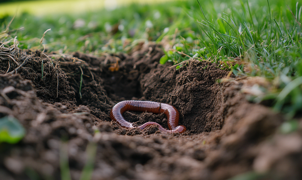 Der Nutzen von Regenwürmern im Rasen
