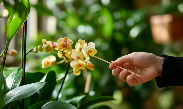 Die Bestäubung von Orchideen durch den Menschen