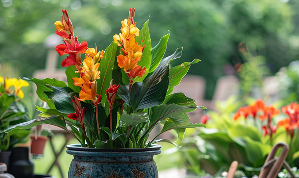 Die Canna im Kübel pflegen