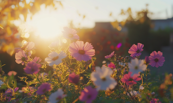 Die Cosmea als Geburtsblume des Monats Oktober