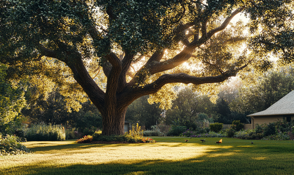 Die Eiche als Solitärbaum im Garten