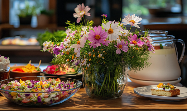 Die essbaren Blüten der Cosmea
