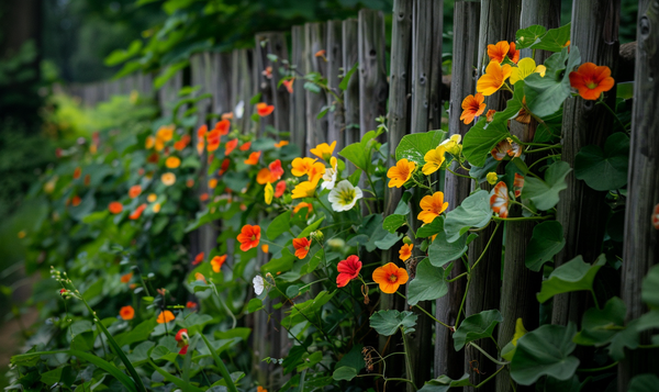 Die Kapuzinerkresse im Garten
