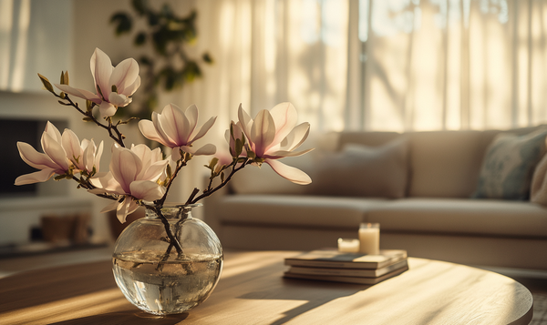 Die richtige Pflege für Magnolienzweige in der Vase