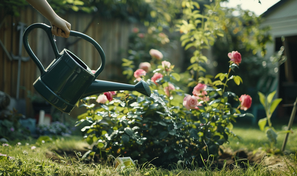 Die richtige Wassermenge für Rosen