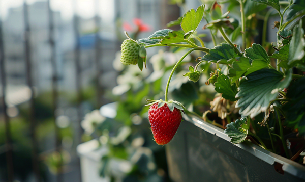 Erdbeersorten für den Balkon: Hänge- und Klettererdbeeren