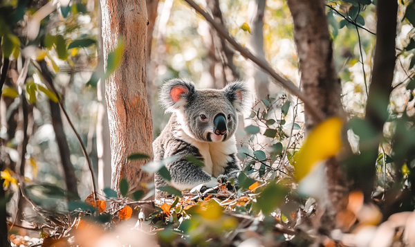Eukalyptus und Koalas