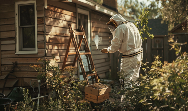 Fachgerechte Entfernung der Honigbienen