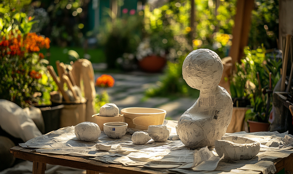 Figuren aus Pappmaché basteln