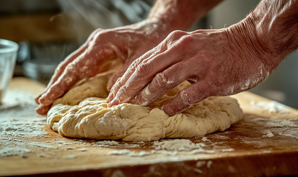 Flüssigkeitsaufnahme und Teigverarbeitung