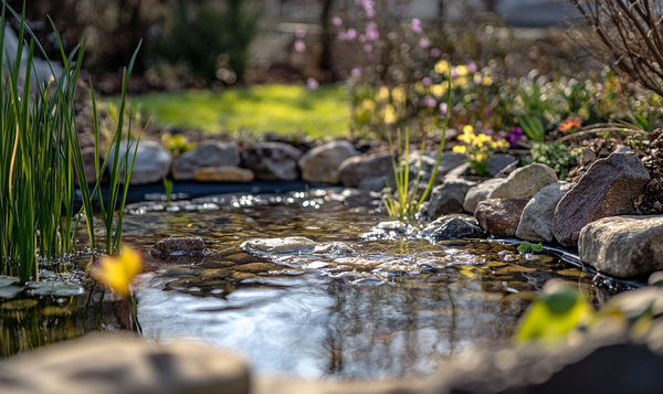 Frühjahrs-Check: Teich auf Schäden untersuchen