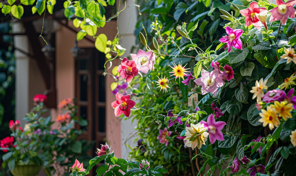 Funktionen von Rankhilfen für Passionsblumen