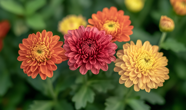 Garten-Chrysanthemen (Chrysanthemum × morifolium)