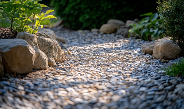 Gartengestaltung mit Kies