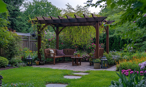 Gartengestaltung mit Strukturen