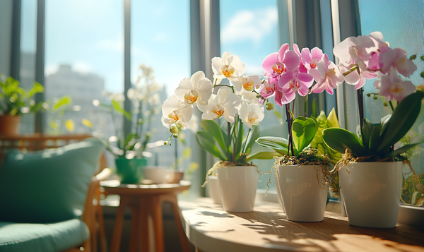Geeignete Fensterbanktypen für Orchideen