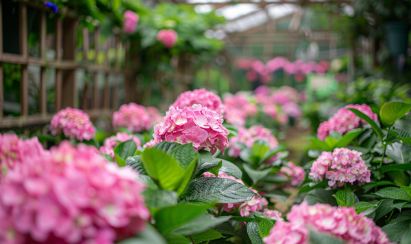 Geeignete Hortensiensorten für rosa Blüten
