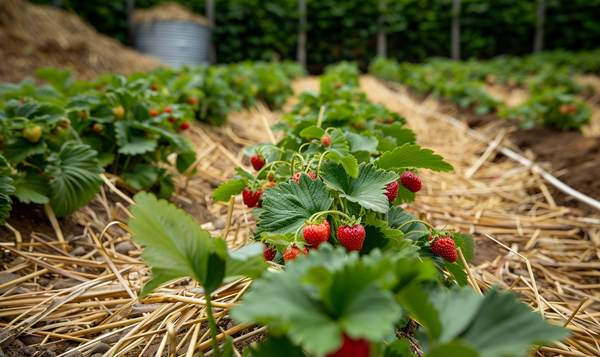Geeignete Materialien zum Mulchen Ihrer Erdbeeren