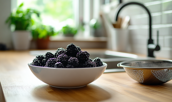 Geeignete Methoden zum Waschen von Brombeeren