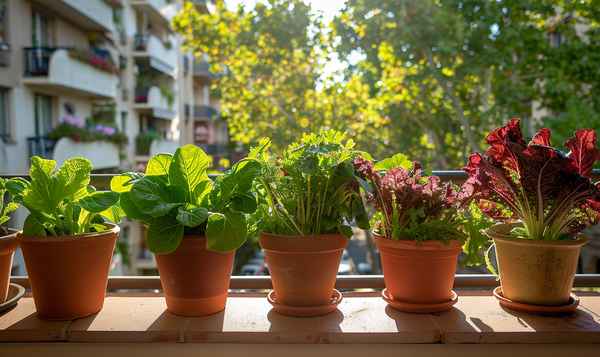 Gemüsevielfalt auf dem Ostbalkon