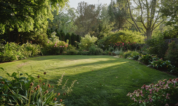 Gestaltung der neuen Gartenfläche