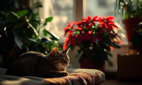 Giftigkeit des Weihnachtssterns für Katzen