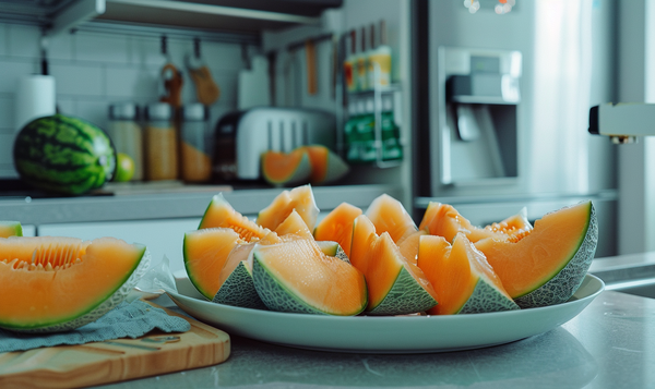 Haltbarkeit angeschnittener Melonen